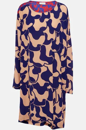 DRIES VAN NOTEN Bedrucktes Minikleid aus Crêpe