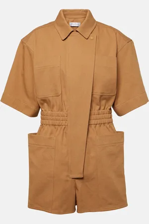 Max Mara Playsuit Angora aus Baumwoll-Drill