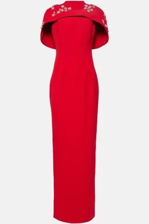 Safiyaa Verzierte Robe aus Crêpe