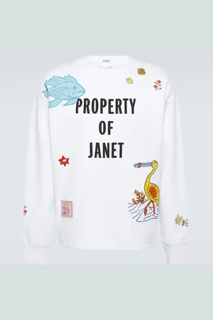 BODE Sweatshirt Property of Janet aus Baumwoll-Jersey