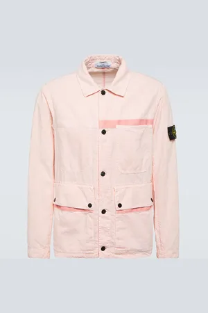 Stone Island Jacke Compass aus einem Leinengemisch