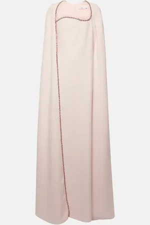 Safiyaa Verzierte Robe Mattia aus Crêpe