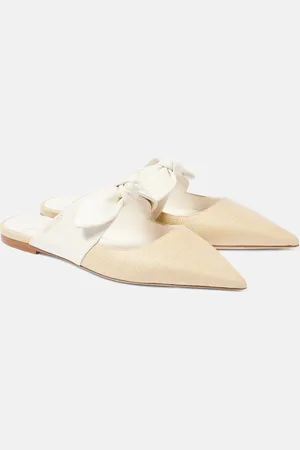 Jimmy Choo Slippers Rali aus Raffiabast und Leder