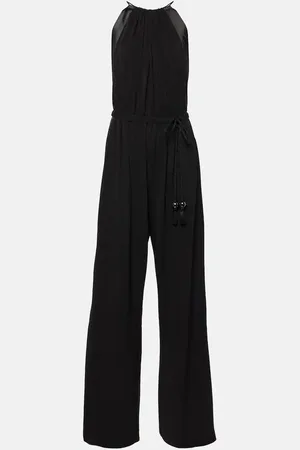 Max Mara Jumpsuit Ubi aus Jersey und Seidensatin