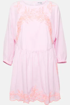 Juliet Dunn Besticktes Minikleid aus Baumwolle