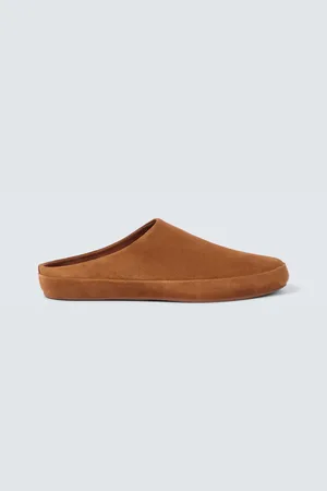 Loro Piana Slippers aus Veloursleder