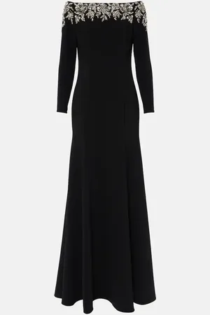 Jenny Packham Verzierte Off-Shoulder-Robe Rosabel