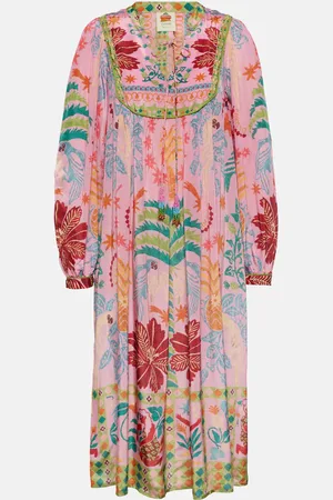 Farm Rio Bedrucktes Midikleid Fruits Queen
