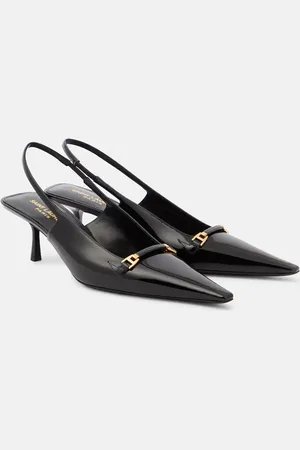 Saint Laurent Slingback-Pumps Carine 55 aus Lackleder