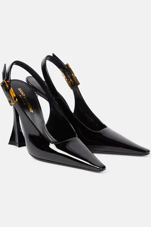 Saint Laurent Slingback-Pumps Dune aus Lackleder