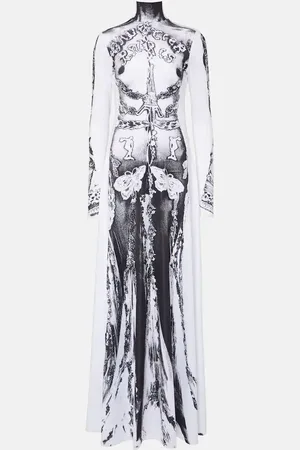 Jean Paul Gaultier Robe Dentelle aus Jersey
