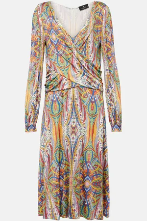 Etro Bedrucktes Midikleid aus Jersey
