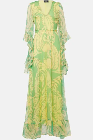 Etro Bedrucktes Maxikleid aus Seide