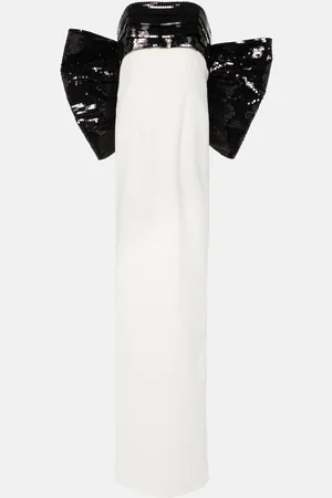 Monot Mônot Off-Shoulder-Robe mit Pailletten