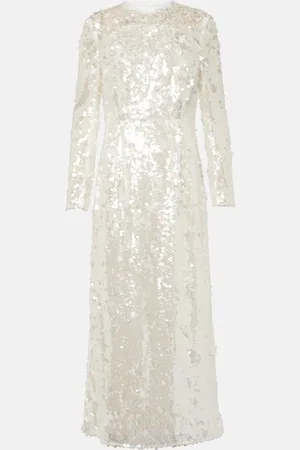 EMILIA WICKSTEAD Bridal Robe Amiria mit Pailletten