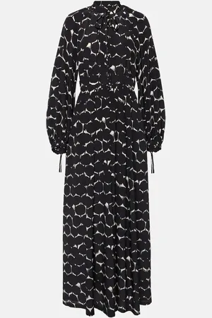 Max Mara Bedrucktes Maxikleid Urbania aus Seide