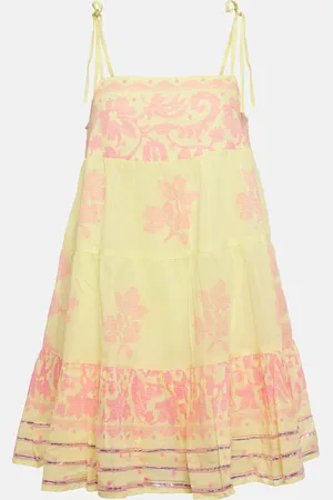 Juliet Dunn Bedrucktes Minikleid aus Baumwolle