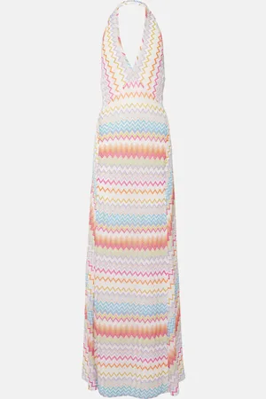 Missoni Maxikleid aus Häkelstrick