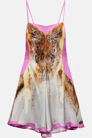 Y / PROJECT Bedrucktes Minikleid