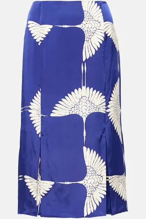 Khaite Bedruckter Midirock Levy aus Twill