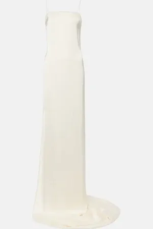 Jacquemus Robe La Robe Noiva aus Satin