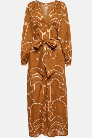JOHANNA ORTIZ Bedrucktes Maxikleid aus Baumwolle