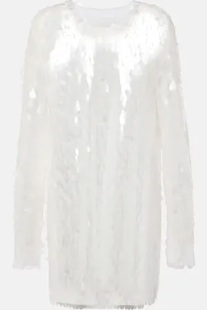 Norma Kamali Minikleid mit Pailletten