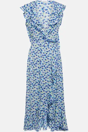 POUPETTE ST BARTH Bedrucktes Midikleid Triny