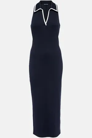 VERONICA BEARD Polokleid Darien aus einem Baumwollgemisch