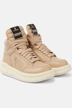 Rick Owens X Converse Plateau-Sneakers Turbowpn aus Leder