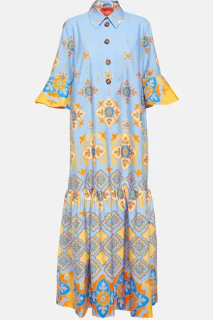 La DoubleJ Maxikleid Artemis aus Baumwollpopeline