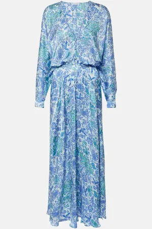 POUPETTE ST BARTH Bedrucktes Midikleid