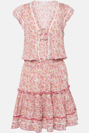 POUPETTE ST BARTH Bedrucktes Minikleid Anais