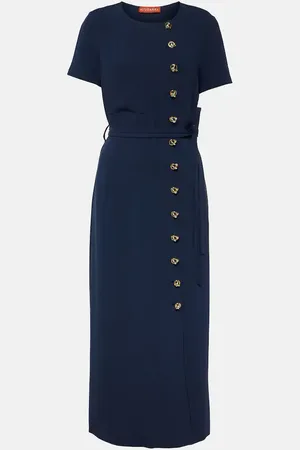 Altuzarra Midikleid Rosa
