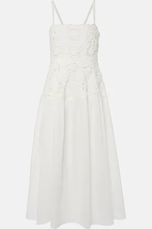 Simkhai Midikleid Veronica aus Baumwolle