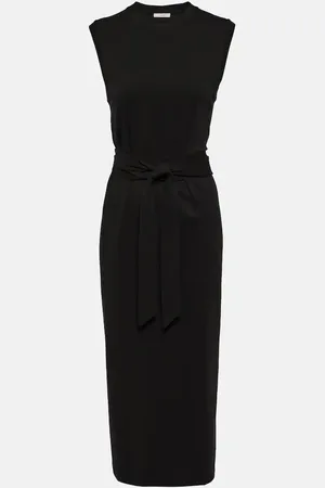 Vince Midikleid aus Baumwoll-Jersey