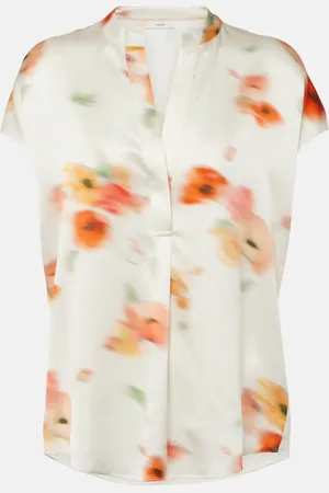 Vince Bluse aus Seidensatin
