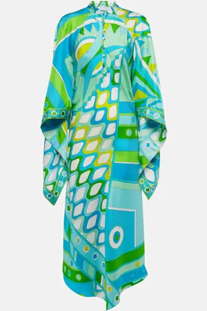 Puccini Kaftan Vivara aus Seiden-Twill