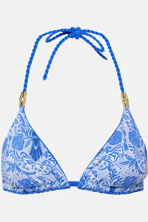 Heidi Klein Bedrucktes Bikini-Oberteil Lake Como