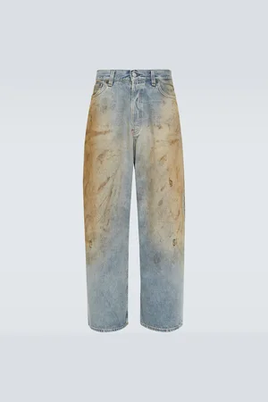 Acne Studios Distressed Wide-Leg Jeans