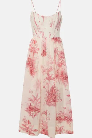 ZIMMERMANN Midikleid Waverly aus Baumwolle