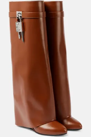 Givenchy Stiefel Shark Lock aus Leder
