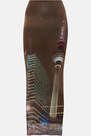 Jean Paul Gaultier X Shayne Oliver Maxirock City aus Tüll