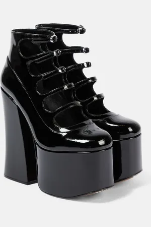 Marc Jacobs Plateaustiefel Kiki aus Lackleder