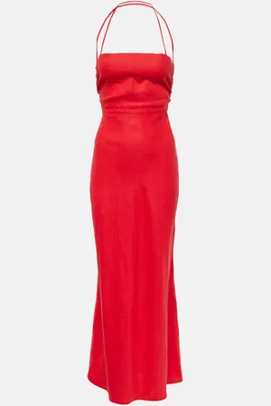 FAITHFULL THE BRAND Maxikleid Garcia aus Leinen