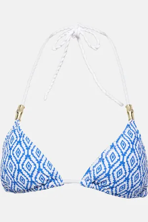 Heidi Klein Bedrucktes Bikini-Oberteil Sardinia