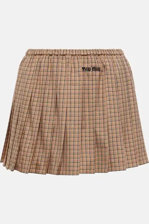 Miu Miu Minirock aus Baumwolle