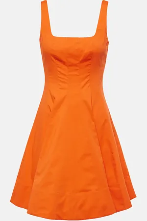 Staud Minikleid Wells aus Baumwollpopeline