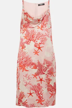 VERSACE Minikleid Barocco Sea aus Seidensatin