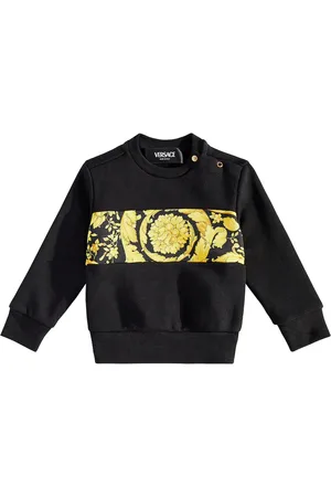 VERSACE Baby Sweatshirt Barocco aus Baumwoll-Jersey